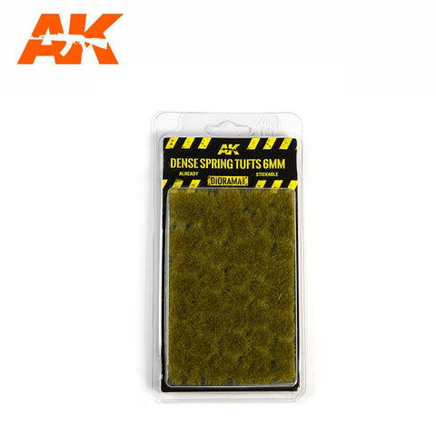 AKI  Diorama Series: Dense Spring Tufts 8mm (Self Adhesive)