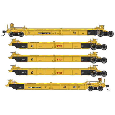 HO WELL CAR 5-SET DTTX #748198
