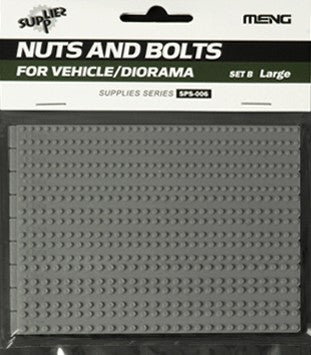 MENG Large Nuts & Hex Bolts w/Washers Set B Plastic