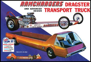 MPC 1/25 Ramchargers Dragster & Transporter Truck