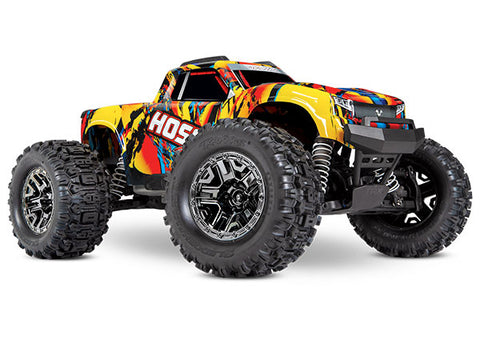 TRAXXAS HOSS 4X4 VXL SOLAR-FLARE