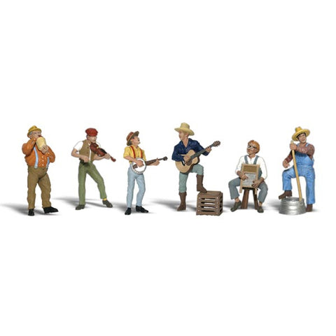 WOODLAND SCENICS O Figures: Jug Band