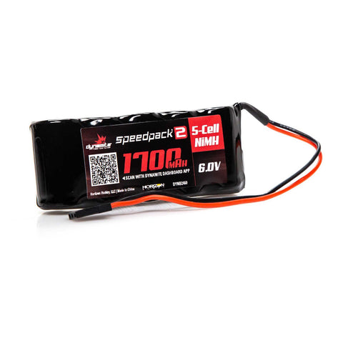 DYNAMITE NIMH 6V 5-CELL 1700mah FLAT W/ RX