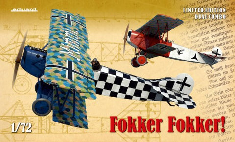 EDUARD 1/72 WWI Fokker D VII German Fighter Dual Combo (Ltd Edition Plastic Kit)