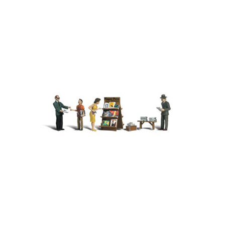 WOODLAND SCENICS N Figures: Newstand