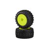 JCONCEPTS  Scorpios Tires, Mounted Yellow Wheels, Green Compound (2)