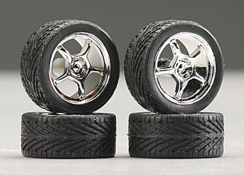 PEGASUS 1/24-1/25 Alta's 19" Chrome Rims w/Tires (4)