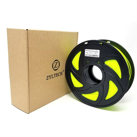 ZYLTECH PLA 1KG HIGHLIGHTER FLOURESCENT GREEN