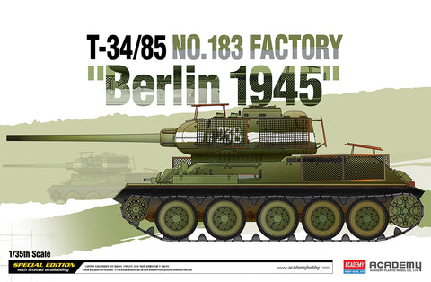 ACADEMY 1/35 T34/85 Factory No.183 Tank Berlin 1945