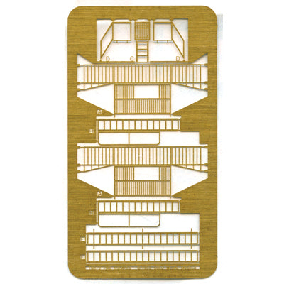 GOLD METAL N Standard Fire Escape 3-Story - Kit