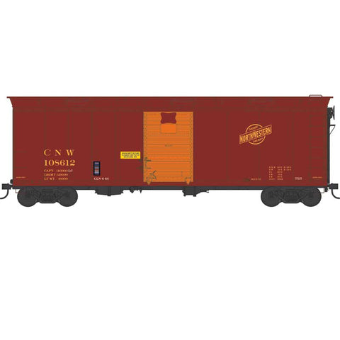 HO 40' SINGLE DOOR BOXCAR CNW #108610