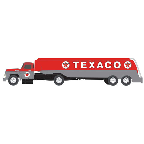 N 1954 FORD TRACTOR W/ TEXACO TANKER