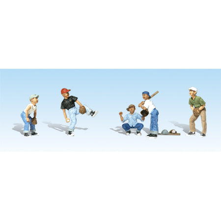 WOODLAND SCENICS N Figures: Baseball Players 1