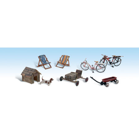 WOODLAND SCENICS HO Figures: Backyard Basics