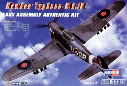 HOBBYBOSS 1/72  HAWKER TYPHOON