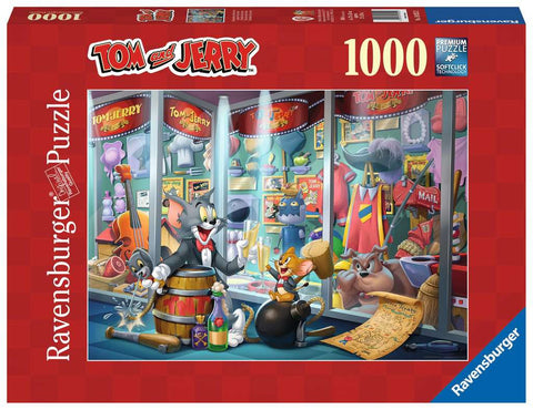 1000-PIECE Tom and Jerry Hall of Fame