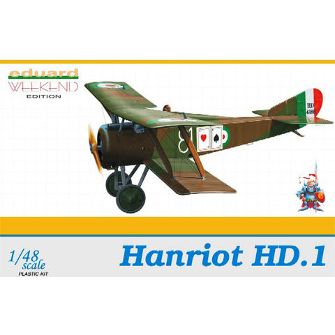 EDUARD 1/48 HANRIOT HD1 BIPLANE