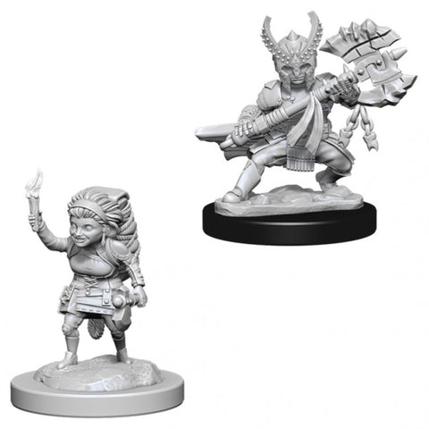 D&D NOLZUR'S FEMALE HALF FIGH