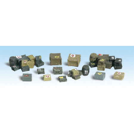 WOODLAND SCENICS N Figures: Assorted Crates