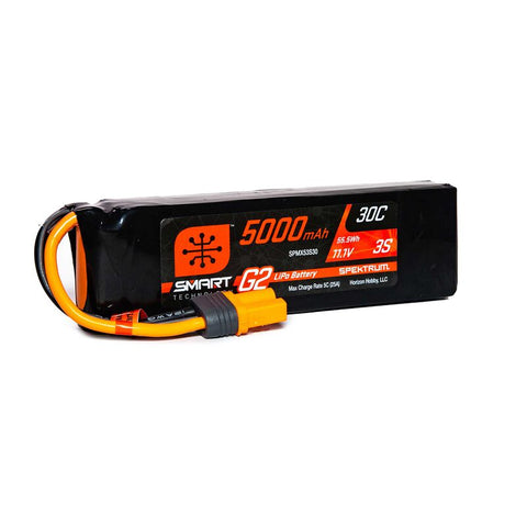 SPEKTRUM SMART-G2 LIPO 11.1V 3S 5000mah 30C W/ IC5