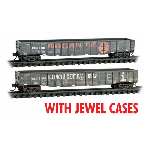N 50' WEATHERED GONDOLAS ICG 2-PACK