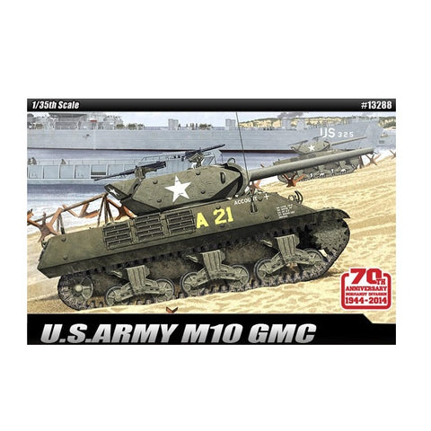 ACADEMY  1/35 M10 GMC US Army Tank Destroyer 70th Anniversary Normandy