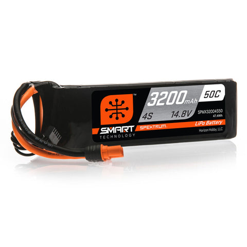 SPEKTRUM SMART LIPO 14.8V 4S 3200mah 50C W/ IC3