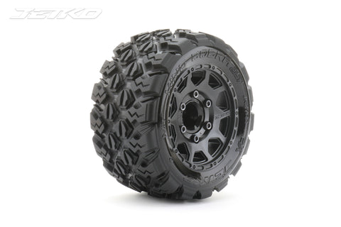 JETKO 1/10 ST 2.8 EX-KING COBRA Tires Claw Rim/Black/Medium Soft/14mm