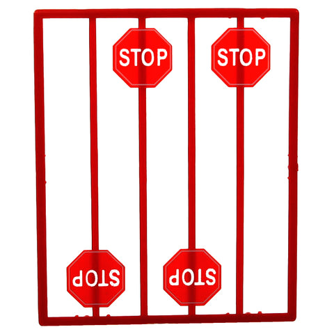 O MODERN STOP SIGN (RED)