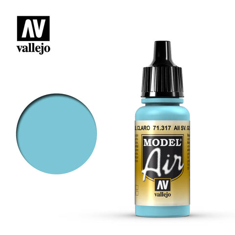 VALLEJO 	17ml Bottle All SV GOL Light Blue Model Air