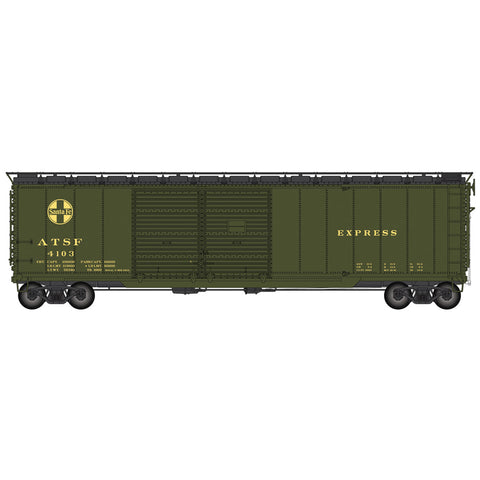 HO 50' DD BOX CAR ATSF 3