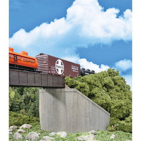 HO SINGLE TRACK ABUTMENTS