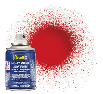 REVELL 100ml Acrylic Fiery Red Gloss Spray