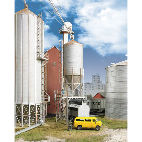 WALTHERS HO Grain Surge Bin -- Kit