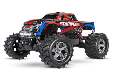 TRAXXAS STAMPEDE 4X4 W/LED RED