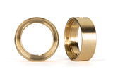 TRAXXAS TRX-4M Wheel weights, brass (31 grams each) (2) (requires #9781 series wheels)