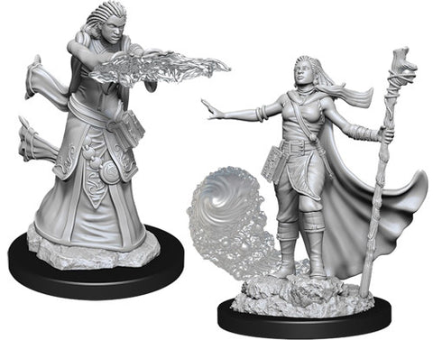 D&D FEMALE HUMAN WIZARD W11