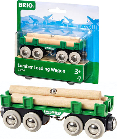 BRIO Lumber Loading Wagon