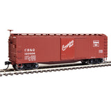 HO WOOD BOXCAR CBQ #120606