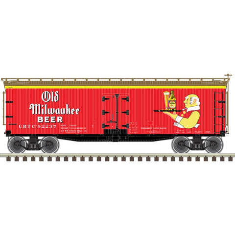HO 40' WOOD REEFER OLD MILWAUKEE 1