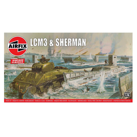 AIRFIX LCM3&SHERMAN TANK