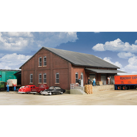 WALTHERS HO9 Brick Freight House  Kit