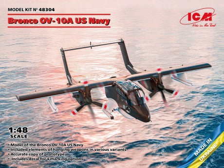 ICM 1/48 US Navy OV10A Bronco Attack Aircraft