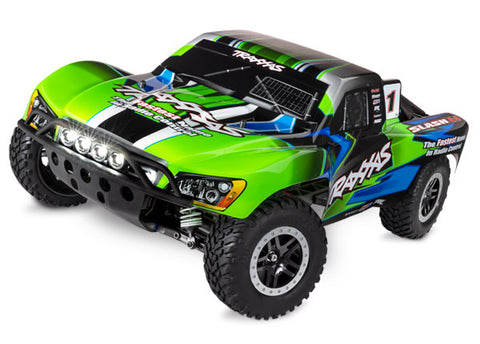 TRAXXAS SLASH W/ LED GREEN