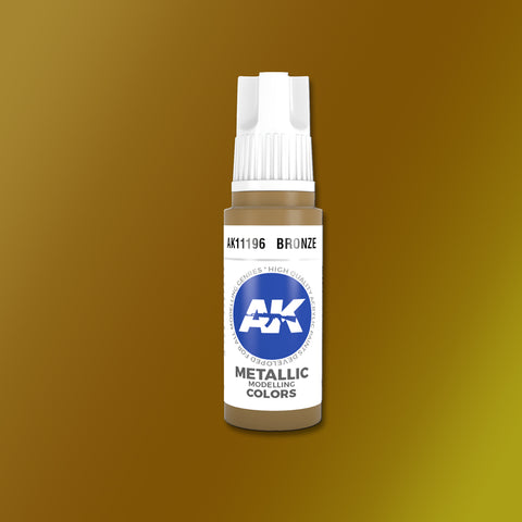 AKI  Bronze Metallic 3G Acrylic Paint 17ml Bottle