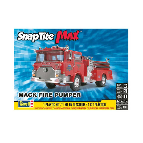 REVELL 1/32 Mack Fire Engine Pumper Truck (Snap)
