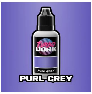 TURBO DORK Purl Grey Metallic Acrylic Paint 20ml Bottle