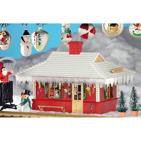 G NORTH POLE TRAIN STATION BUILT UP