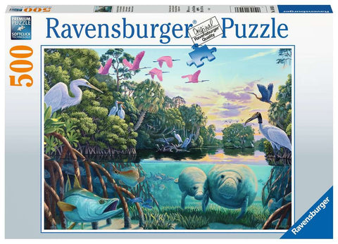 500-PIECE Manatee Moments PUZZLE