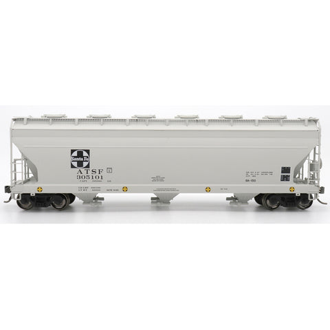 HO ACF 4650 CU FT COVERED HOPPER ATSF